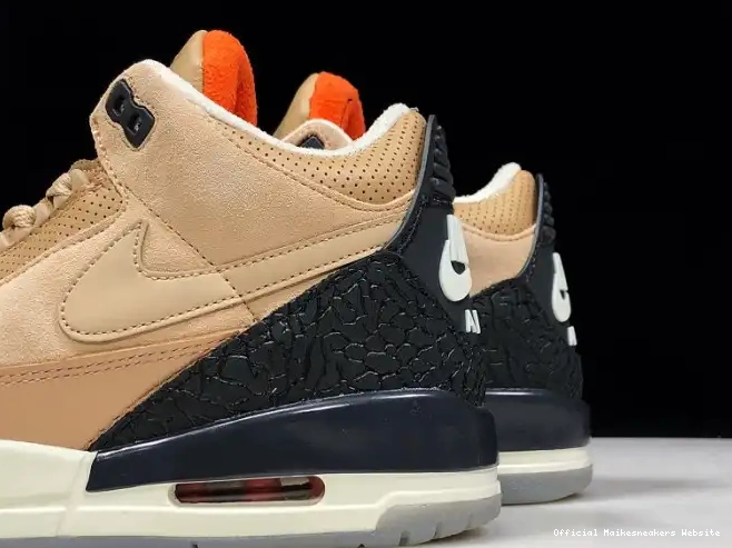 Official Maikesneakers JTH Air AV6683-200 Beige Jordan 3 Bio 0505
